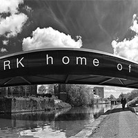 Buy canvas prints of Velodrome Bridge Manchester by Gary Lewis