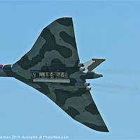 Buy canvas prints of Vulcan bomber with open bombay doors by steve akerman