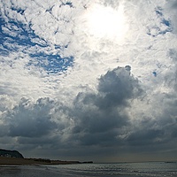Buy canvas prints of Clouds over Hastings by steve akerman