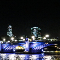 Buy canvas prints of Southwark Bridge by Liz Ward