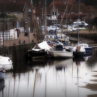 Buy canvas prints of Blakney Harbour by Liz Ward