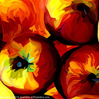 Buy canvas prints of Apple Abstract by Trevor Butcher