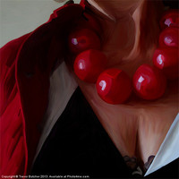 Buy canvas prints of Red Necklace by Trevor Butcher