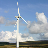 Buy canvas prints of wind turbine by allan somerville
