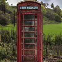 Buy canvas prints of  RED PHONE BOX  by allan somerville