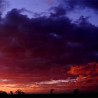 Buy canvas prints of November 18th Sunset 2011 by Nicky Vines