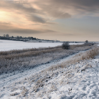 Buy canvas prints of Snowy path by Mark Harrop