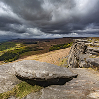 Buy canvas prints of Stanage Edge by Mark Harrop