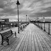 Buy canvas prints of Old Harwich Pier  by Mark Harrop