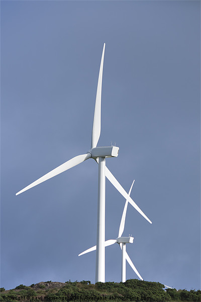 wind turbine Picture Board by Paul Messenger
