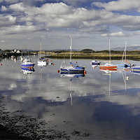 Buy canvas prints of Harbour Boats by Paul Messenger
