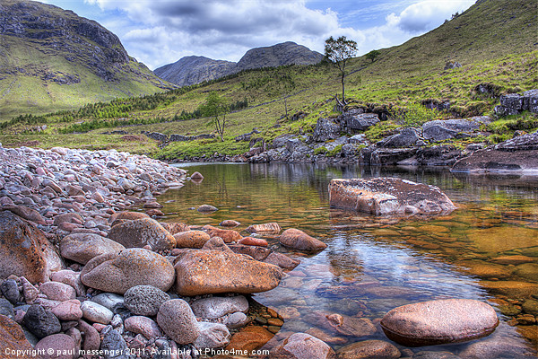 River Etive, Scotland Picture Board by Paul Messenger