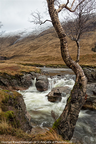 Glen Etive Scotland Picture Board by Paul Messenger