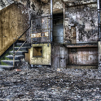 Buy canvas prints of Abandoned Factory Building by Paul Messenger