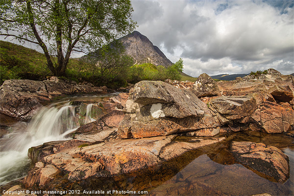 Buachaille Etive Mor in Summer Picture Board by Paul Messenger