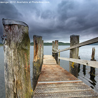 Buy canvas prints of Loch Etive Jetty by Paul Messenger