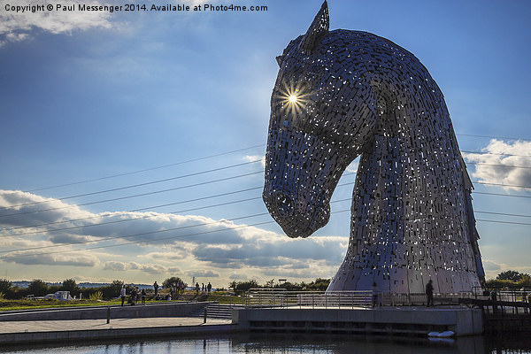  The Kelpies Picture Board by Paul Messenger