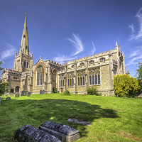 Buy canvas prints of  Thaxted Church by Paul Messenger