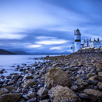 Buy canvas prints of  Cloch Lighthouse by Paul Messenger