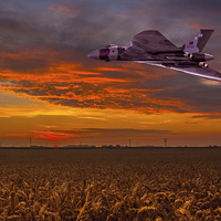 Buy canvas prints of Vulcan Bomber by Paul Messenger