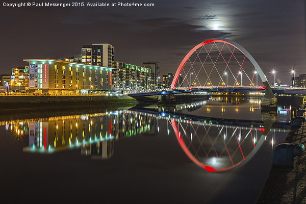   The Clyde Arc Glasgow Picture Board by Paul Messenger
