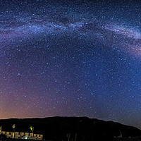 Buy canvas prints of Holy Isle, Milkyway by Paul Messenger