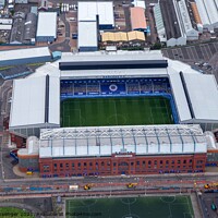 Buy canvas prints of Glasgow Rangers Stadium by Paul Messenger