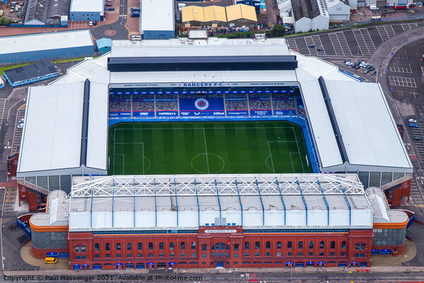 Glasgow Rangers Ibrox Stadium 2022 Scottish cup wi Picture Board by Paul Messenger