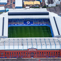 Buy canvas prints of Glasgow Rangers Ibrox Stadium 2022 Scottish cup wi by Paul Messenger
