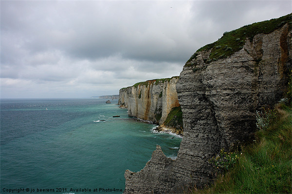 cliffs of Étretat Picture Board by Jo Beerens