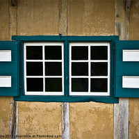 Buy canvas prints of old style windows by Jo Beerens