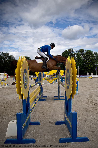 horse jump Picture Board by Jo Beerens