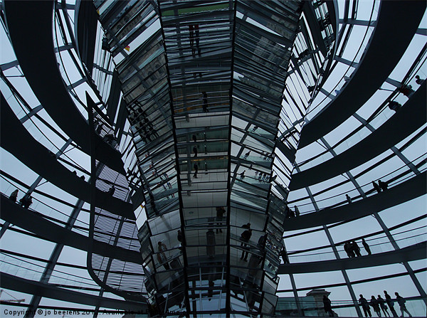 Reichstag dome Picture Board by Jo Beerens