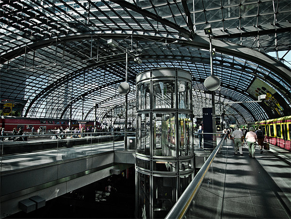 berlin hauptbahnhof Picture Board by Jo Beerens