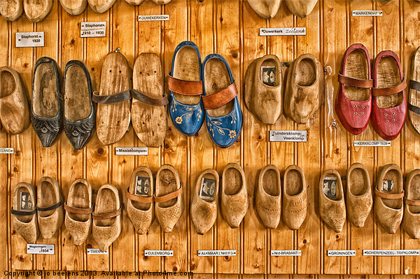 wooden shoes Picture Board by Jo Beerens
