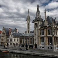 Buy canvas prints of ghent post office by Jo Beerens