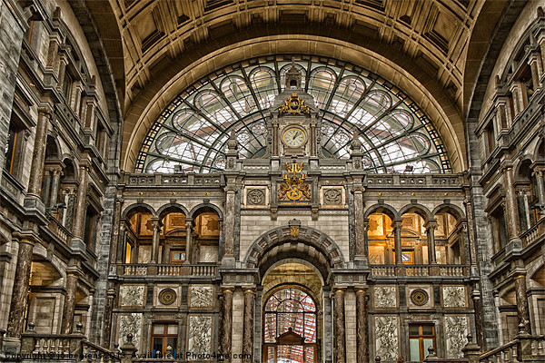 antwerp central station Picture Board by Jo Beerens