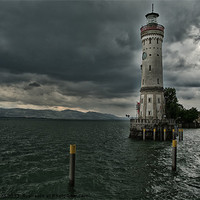 Buy canvas prints of Lindau Lighthouse by Jo Beerens