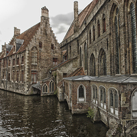 Buy canvas prints of bruges canal by Jo Beerens
