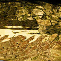 Buy canvas prints of distorted reflection by Jo Beerens