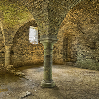 Buy canvas prints of abbey cellar by Jo Beerens