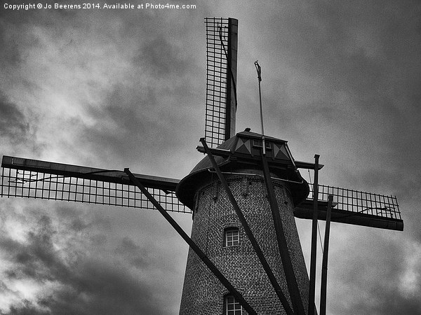 dutch windmill Picture Board by Jo Beerens