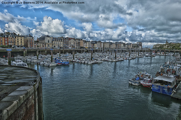dieppe harbour Picture Board by Jo Beerens
