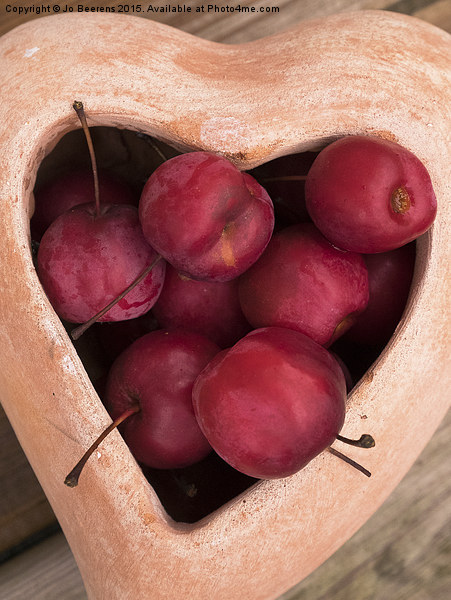 apple heart Picture Board by Jo Beerens