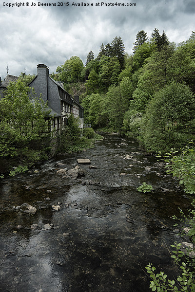 Monschau river view Picture Board by Jo Beerens