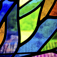 Buy canvas prints of stained glass by Jo Beerens