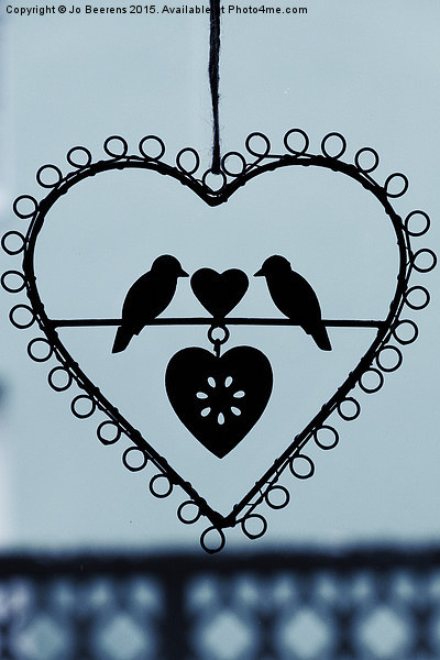 bird heart Picture Board by Jo Beerens