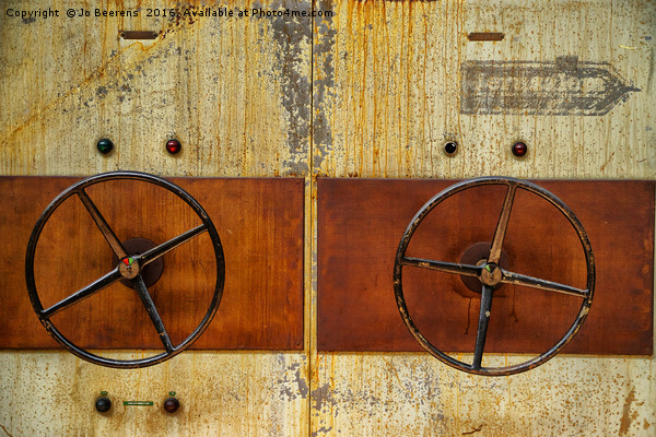 rusty wheels Picture Board by Jo Beerens