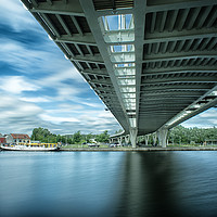 Buy canvas prints of bridge at Kanne by Jo Beerens