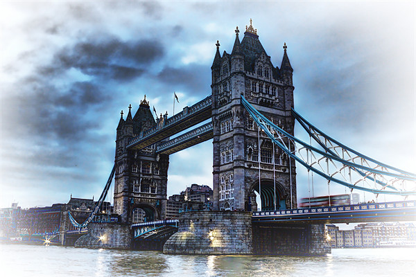 tower bridge blue HDR Picture Board by Dean Messenger